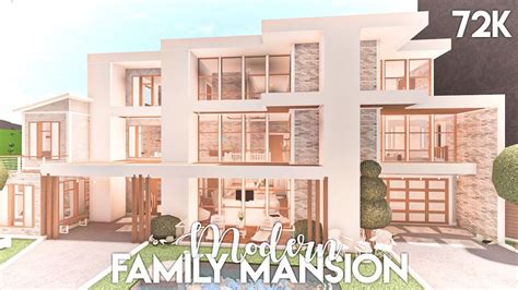 modern family mansion.